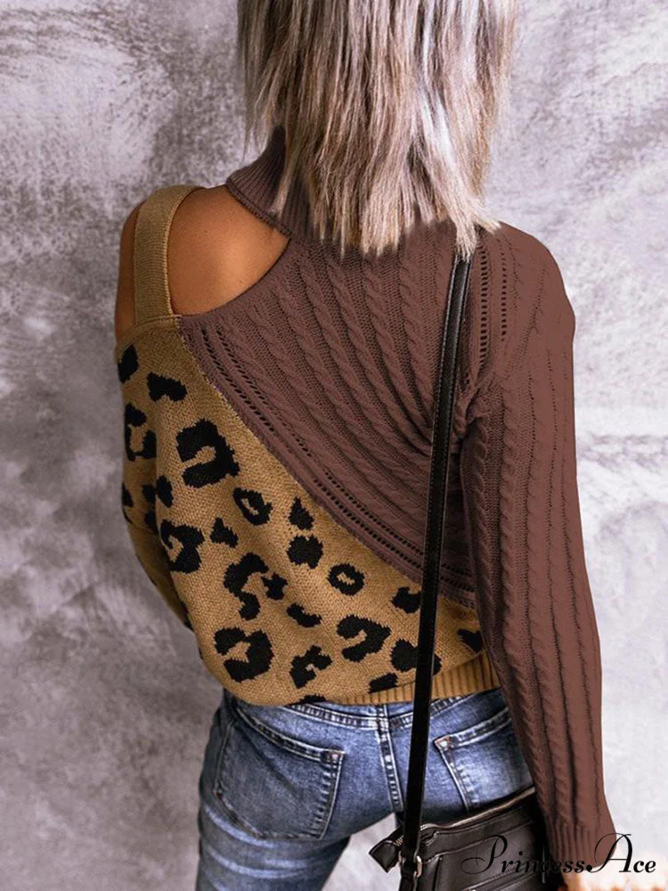 Leopard Print Graceful Crop Hoodie - Image 8