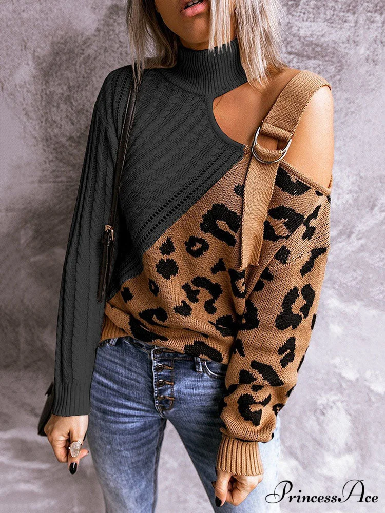 Leopard Print Graceful Crop Hoodie - Image 9