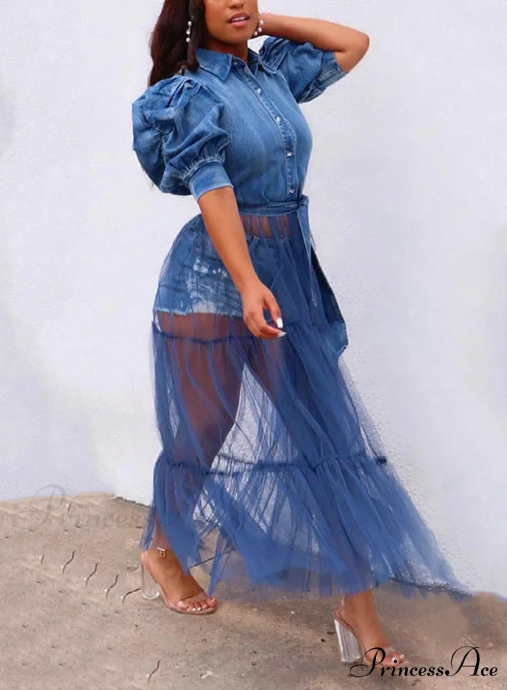 Denim Charming Tassel Shorts - Image 6