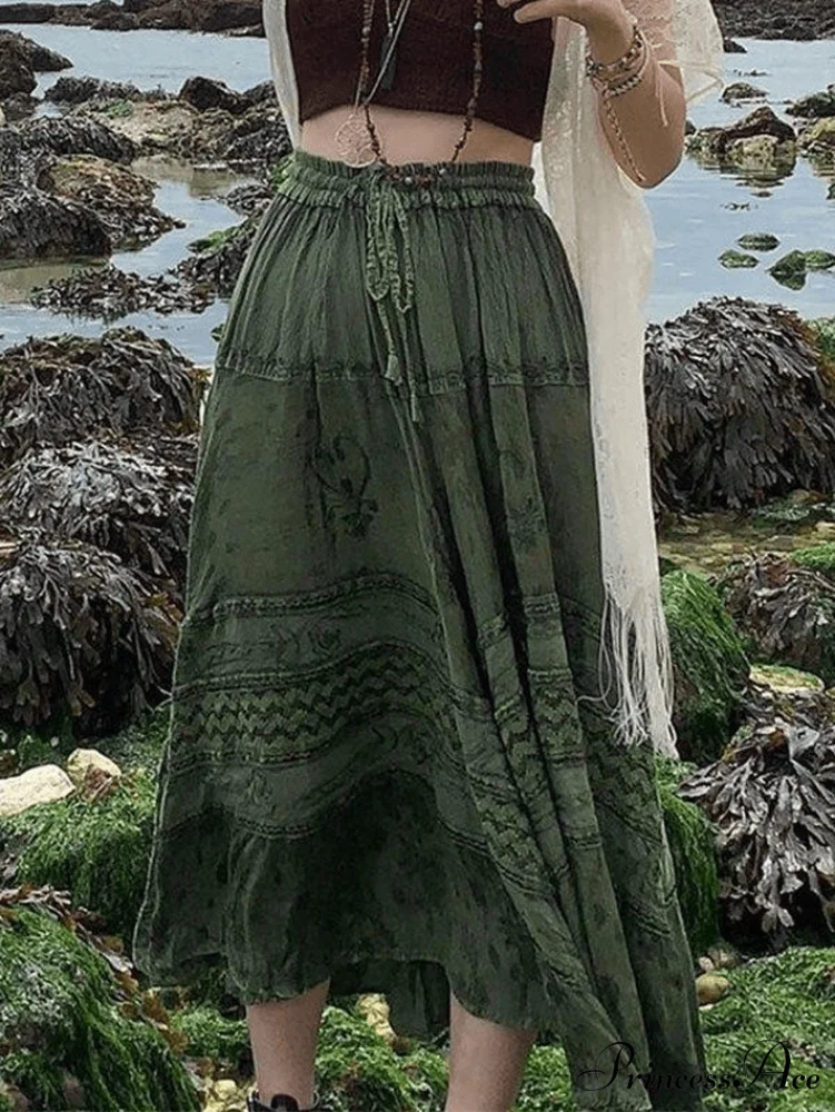Fairy Tiered Graceful Maxi Skirt - Image 3
