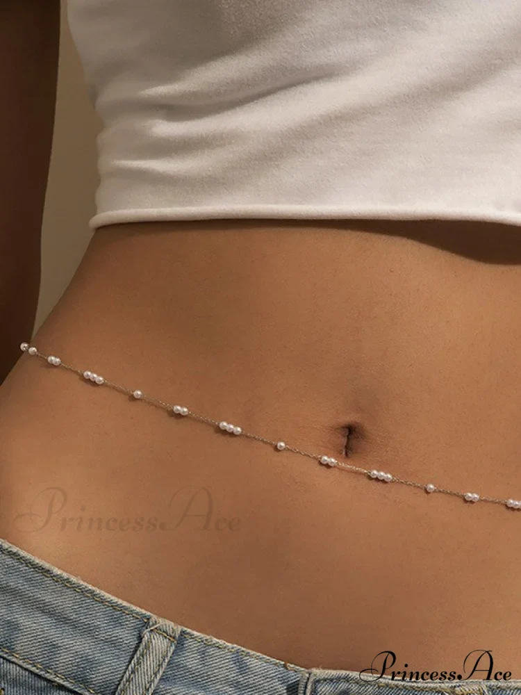 Faux Pearl Graceful Choker Necklace - Image 4