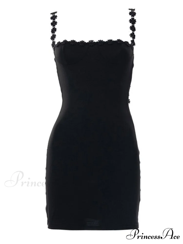 Floral Embellished Graceful Silk Mini Dresses - Image 6