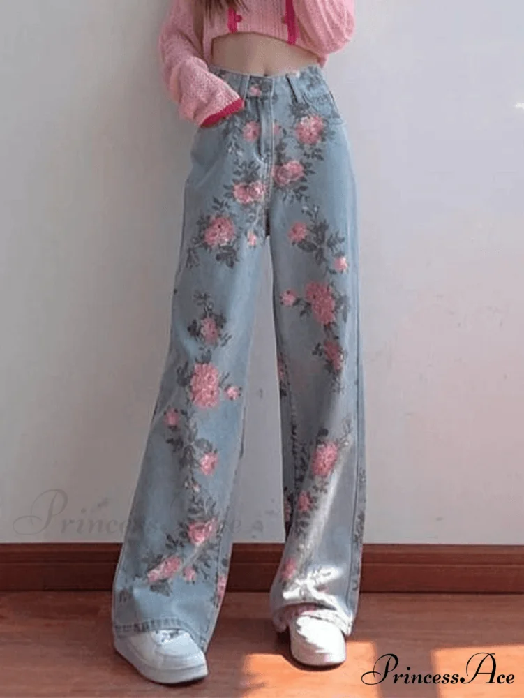 Floral Charming Flare Pants - Image 2