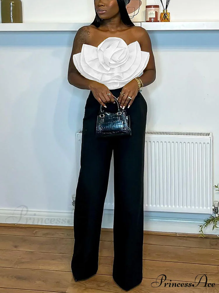 Floral Tie Strap Sheer Lace Mesh Sophisticated Scalloped Crop Tube Top - Lilac - Image 22