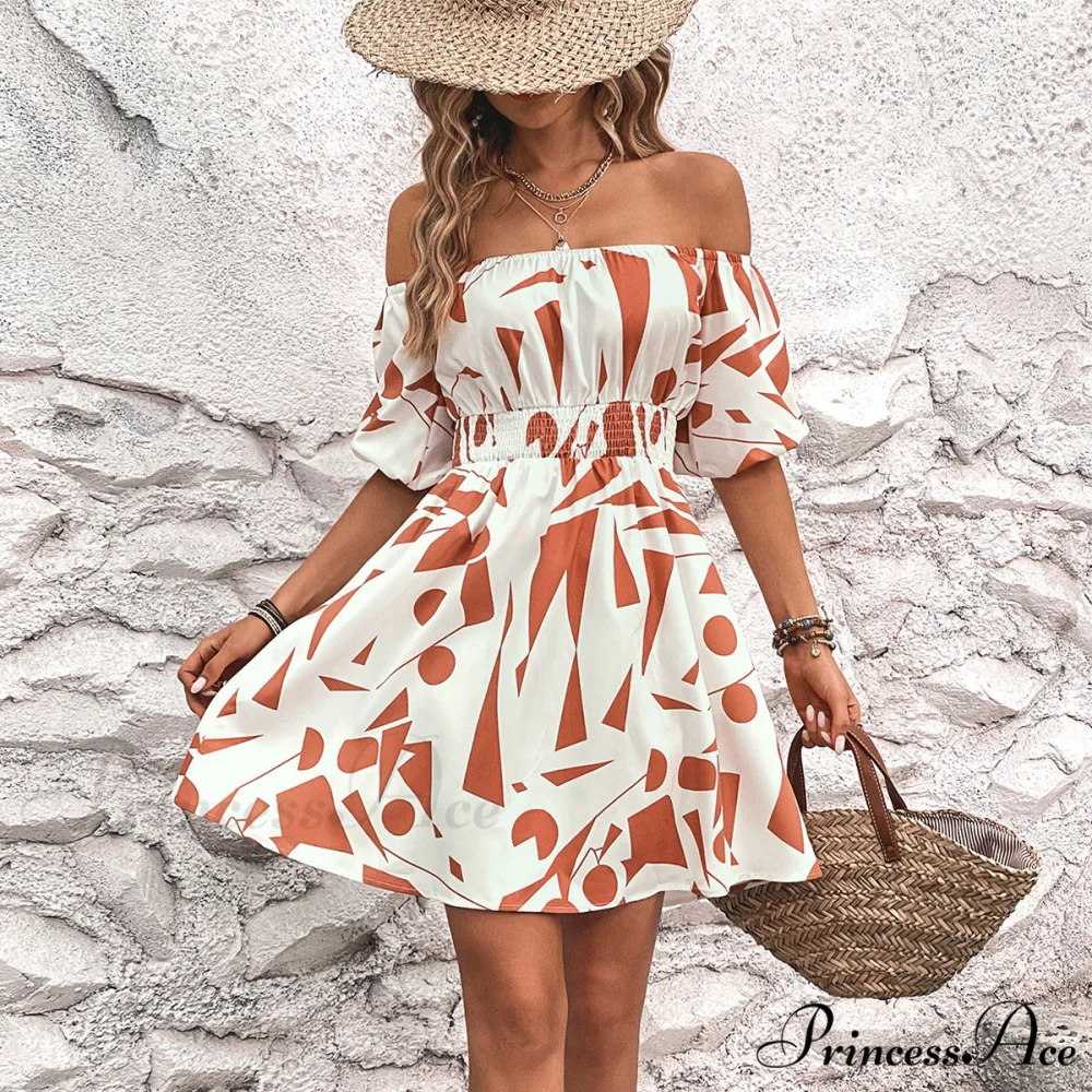 Floral Print Graceful Strapless Mini Dress - Image 6
