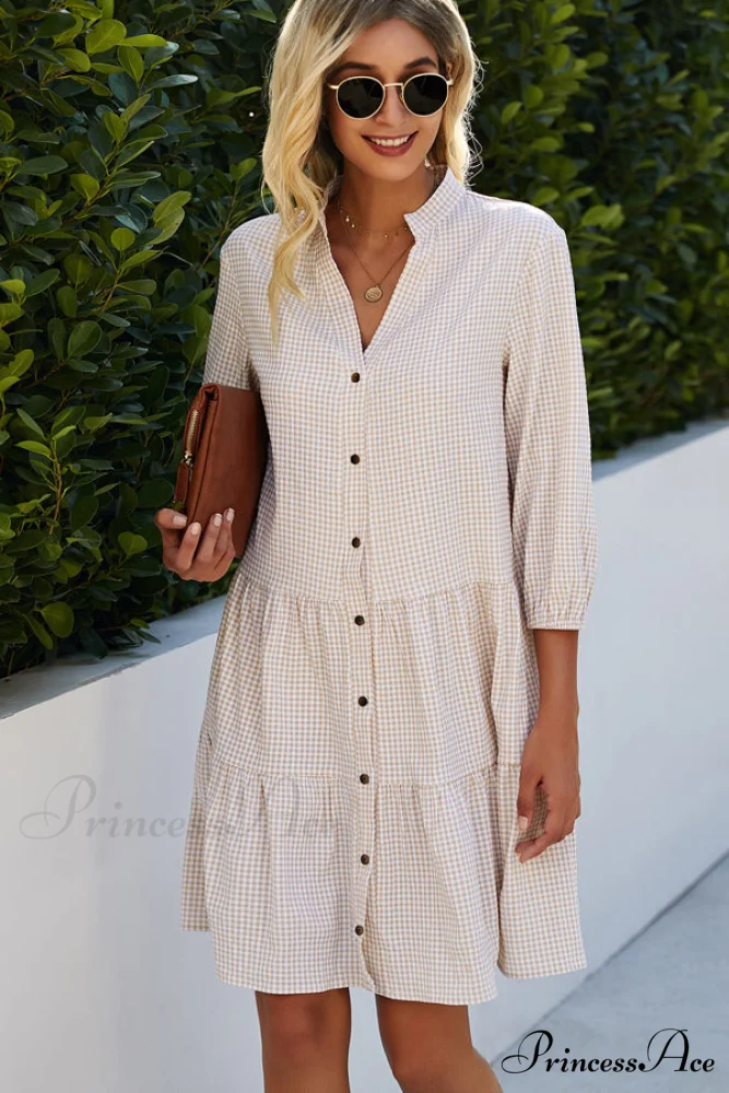 Halter Neck Polka Trendy Dot Print Casual Dress - Image 5