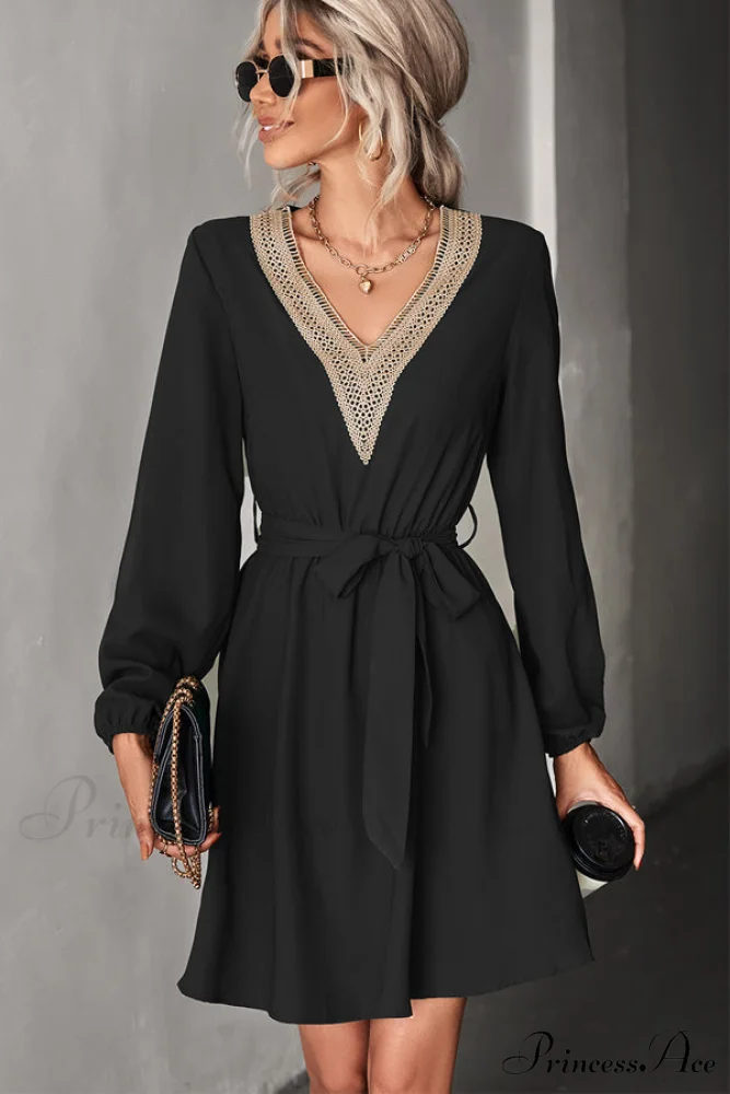 Bohemia Smocked Bust Trendy Long Sleeve Printed Dress - Image 2