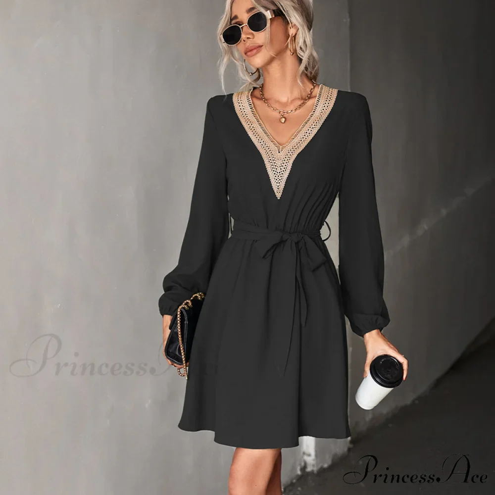Bohemia Smocked Bust Trendy Long Sleeve Printed Dress - Image 6