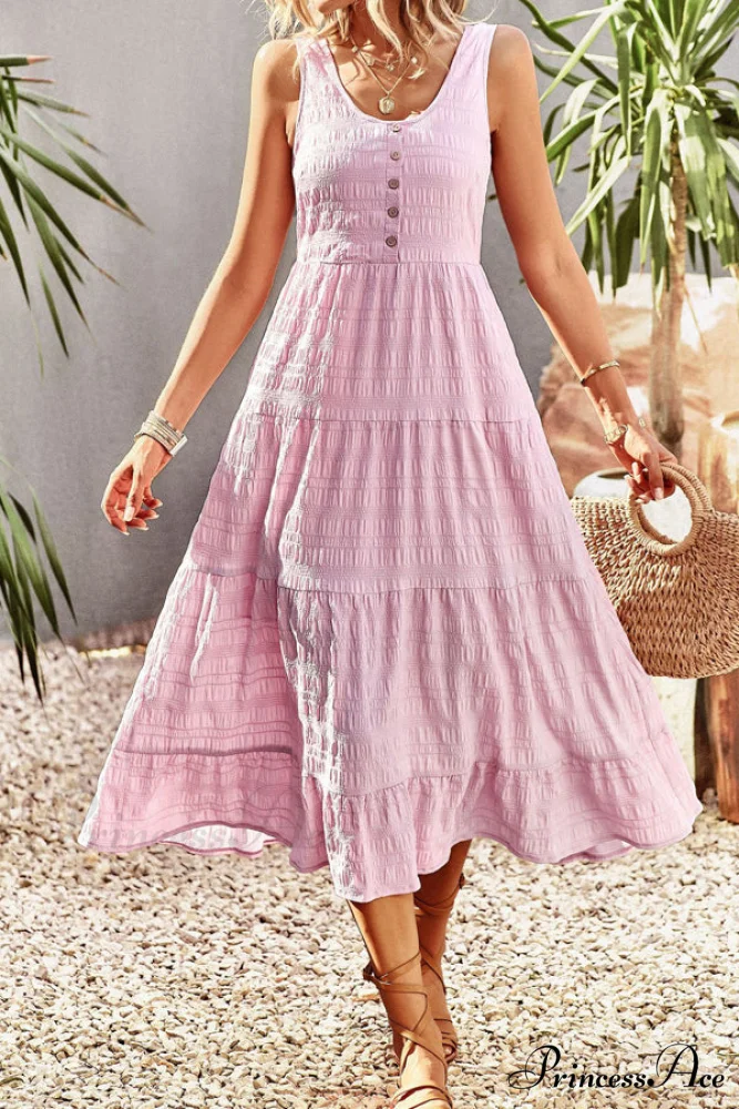 Fashion Floral Print V Modern Neck Button Mini Dress - Image 5