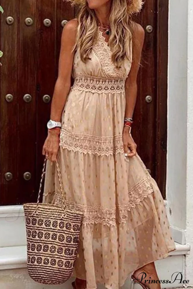 Bohemian Beach Graceful Maxi Dress - Image 2