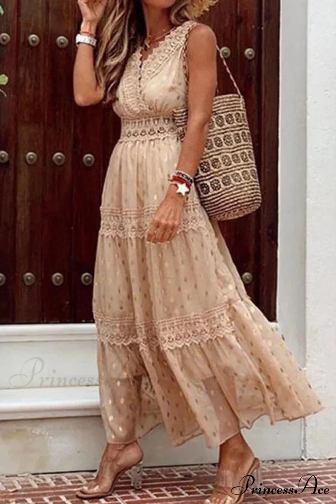 Bohemian Beach Graceful Maxi Dress - Image 3