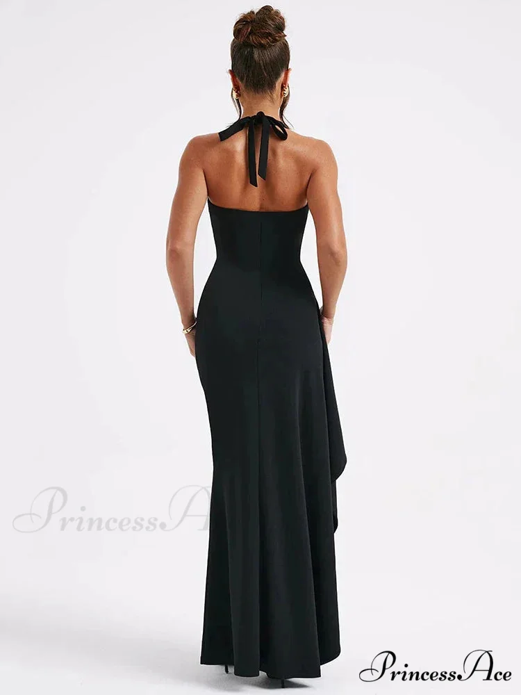 Crew Neck Graceful Vintage Ombre Dress - Image 5