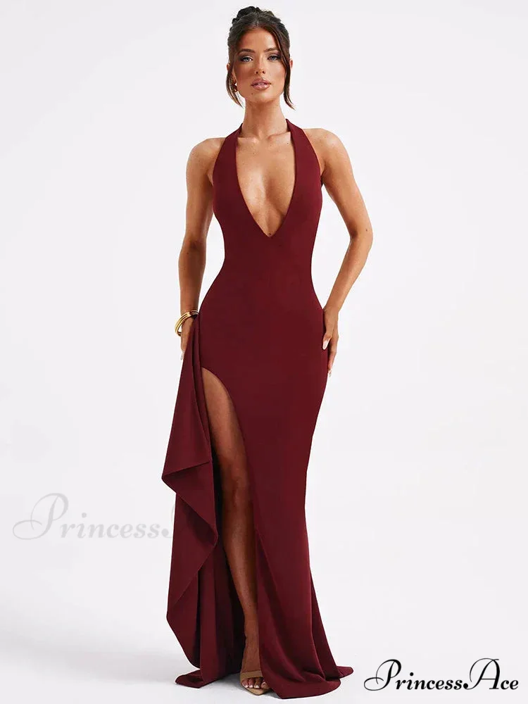 Crew Neck Graceful Vintage Ombre Dress - Image 6