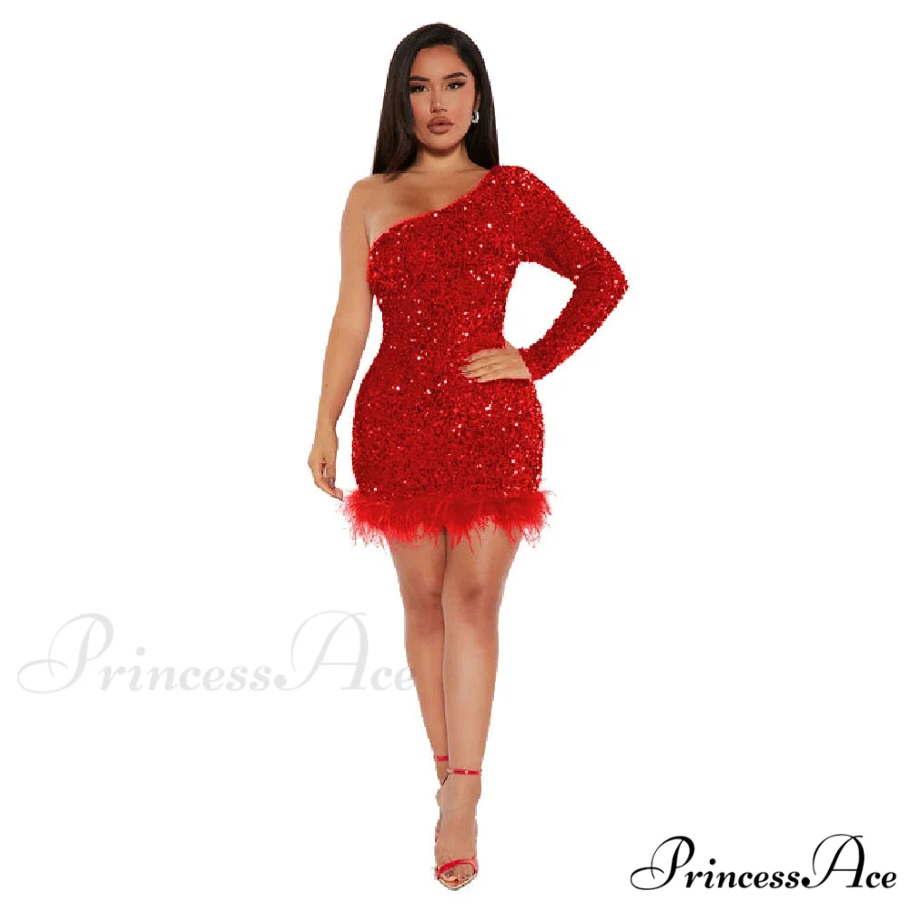 Sexy Luxury High Trendy Waist Short Dress - Image 10