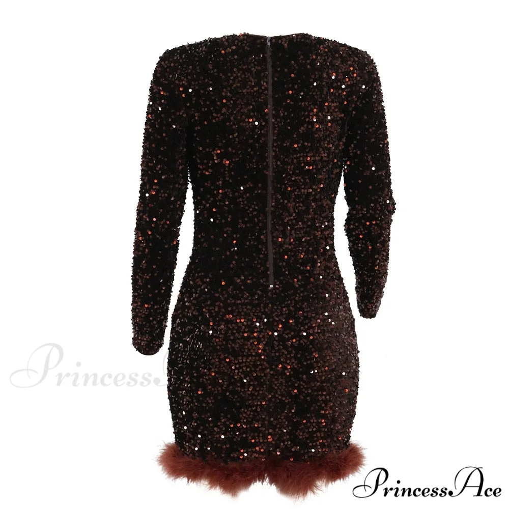 Sexy Luxury High Trendy Waist Short Dress - Image 15