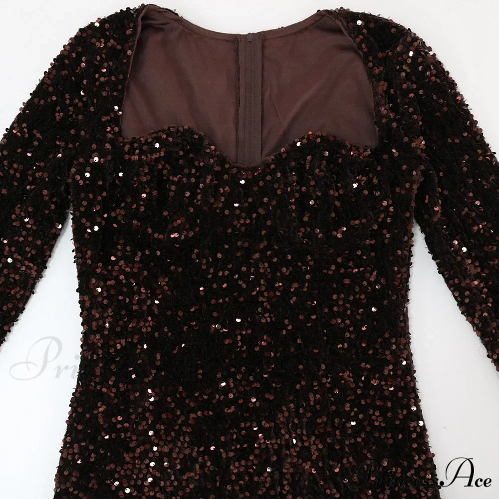 Sexy Luxury High Trendy Waist Short Dress - Image 17