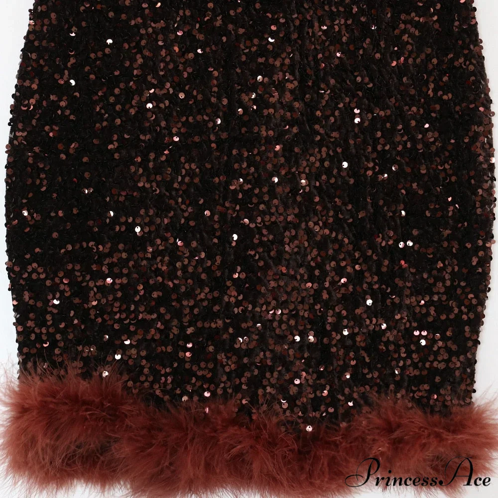 Sexy Luxury High Trendy Waist Short Dress - Image 19