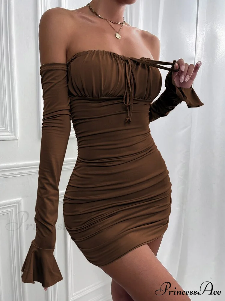 Evening Party Graceful Tight Mini Dress - Image 7