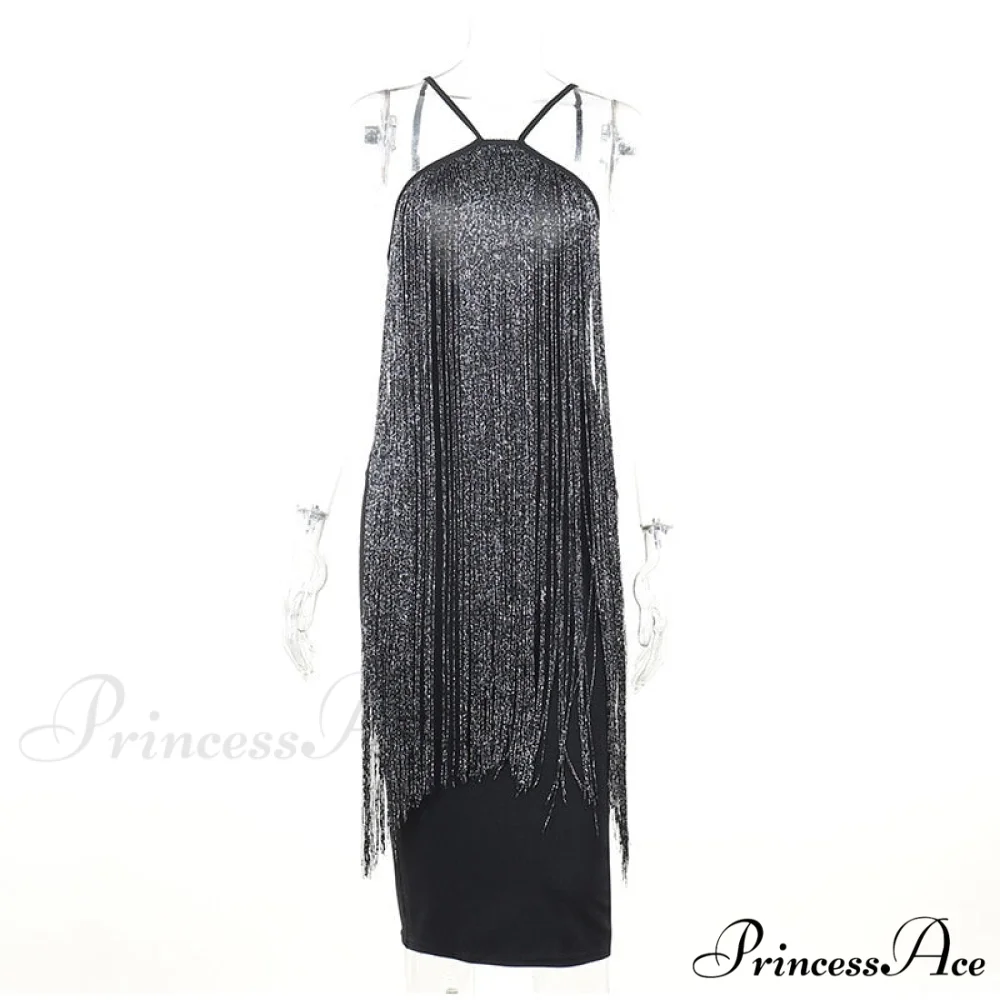 Sexy Sequined Graceful Bodycon Dress - Image 5
