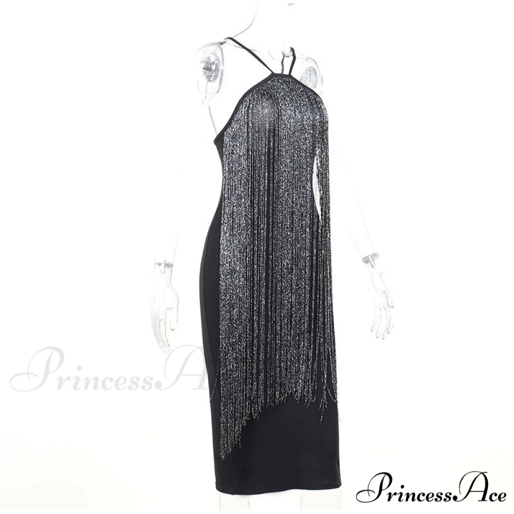 Sexy Sequined Graceful Bodycon Dress - Image 6