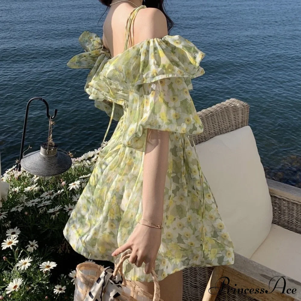 beach outfits floral Trendy fairy boho dresses - Image 2