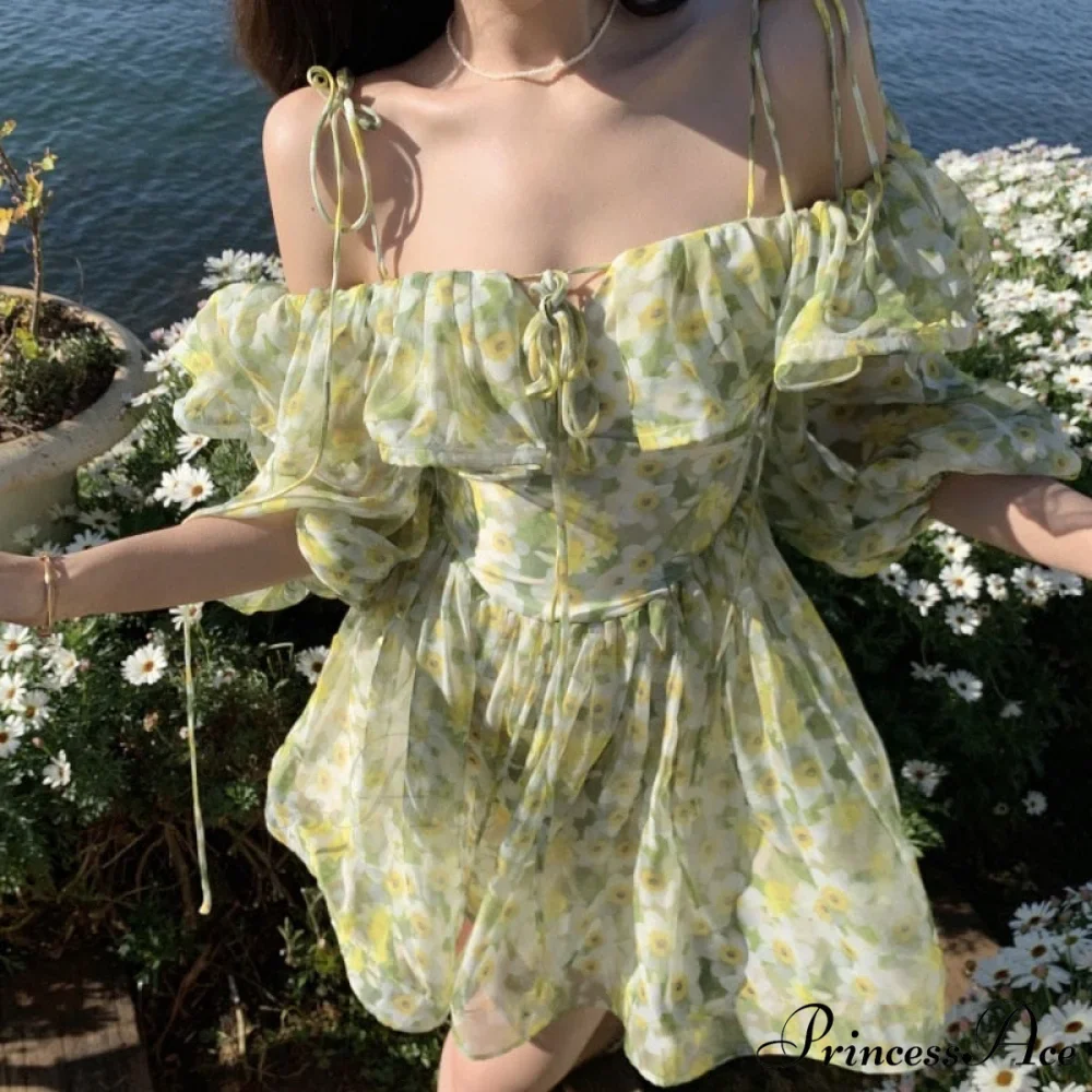 beach outfits floral Trendy fairy boho dresses - Image 4