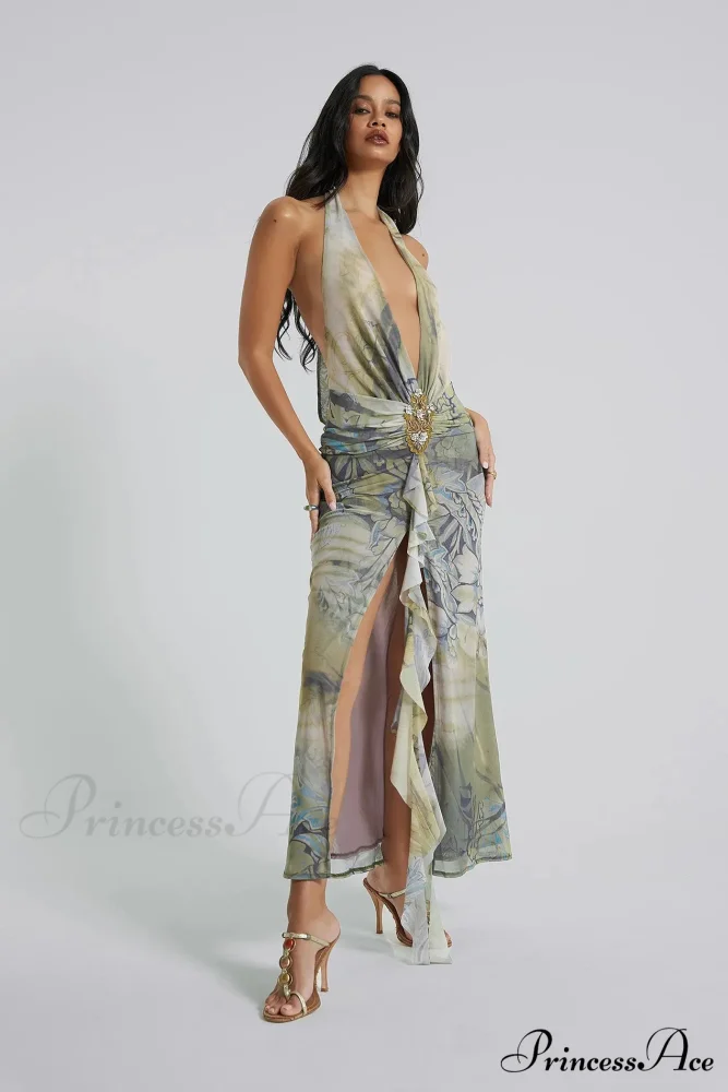 Jaded London Stylish Cindy Plunge Dress - Image 5