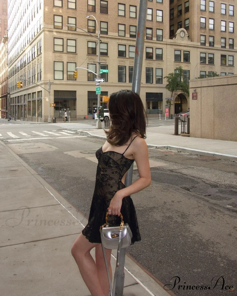 Black Rose Stylish Mini Dress - Image 3