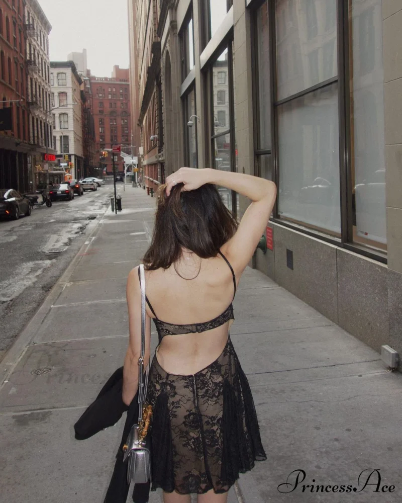 Black Rose Stylish Mini Dress - Image 4
