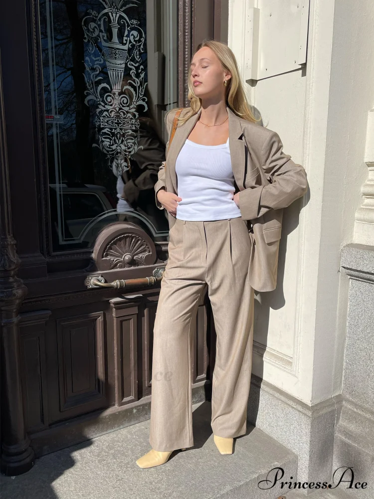 Forever Elegant Blazer Oat - Image 3