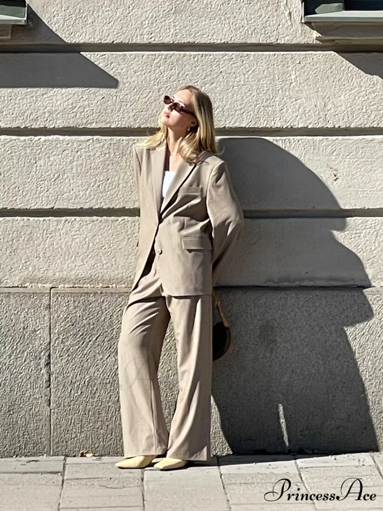 Forever Elegant Blazer Oat - Image 4