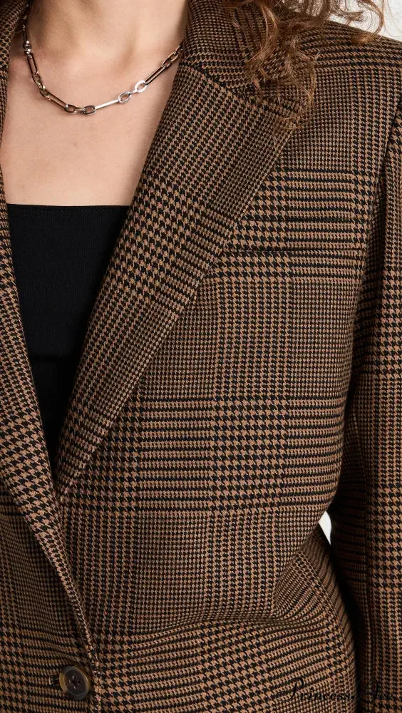 Alice + Olivia Plaid Graceful Blazer And Skirt Set - Image 7