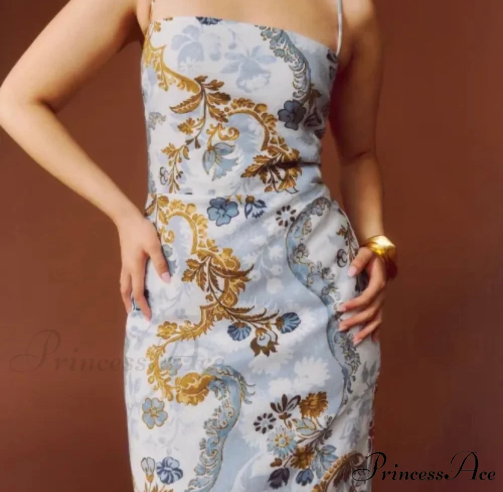 Frankie Linen Stylish Dress In Reign - Image 3