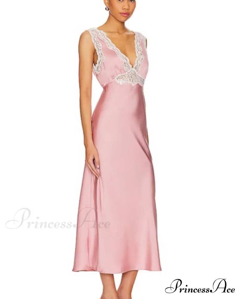 Jordan Midi Dress Charming in Baby Pink - Image 3