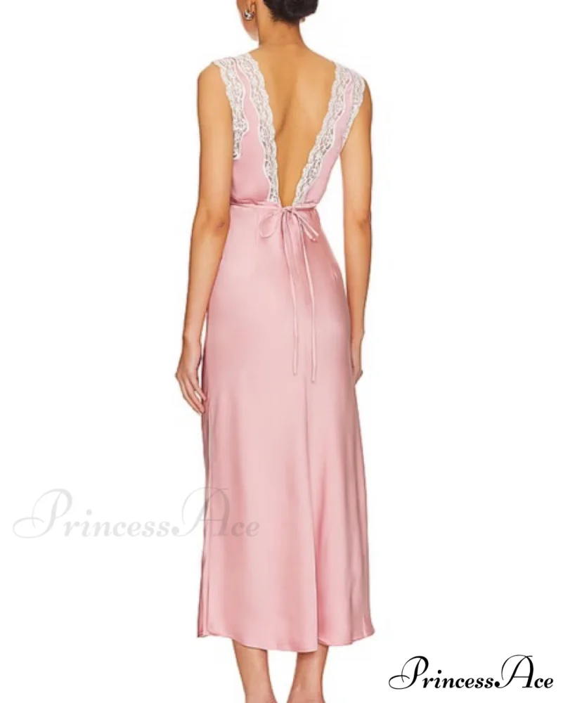 Jordan Midi Dress Charming in Baby Pink - Image 4