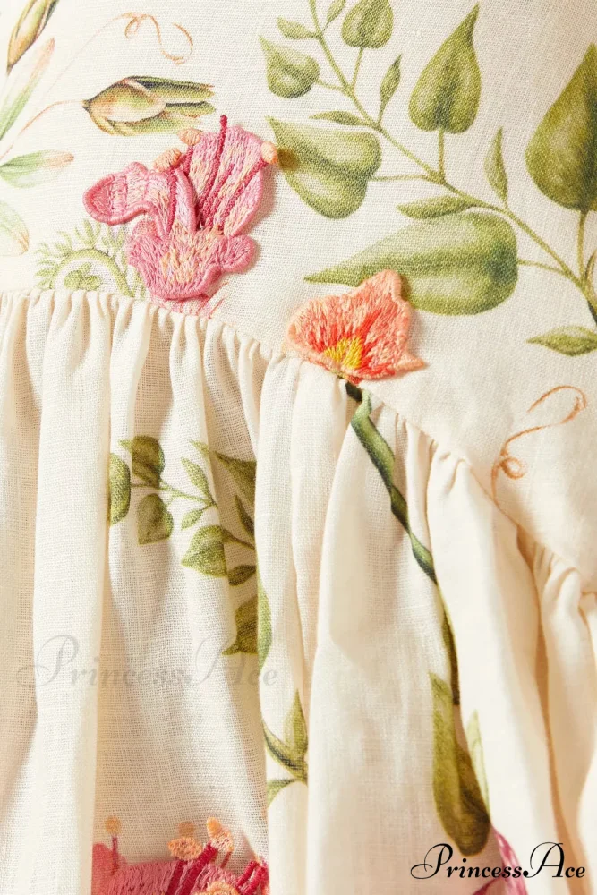 Curua Cultivo Maxi Skirt Graceful and Top in Linen Set - Image 6