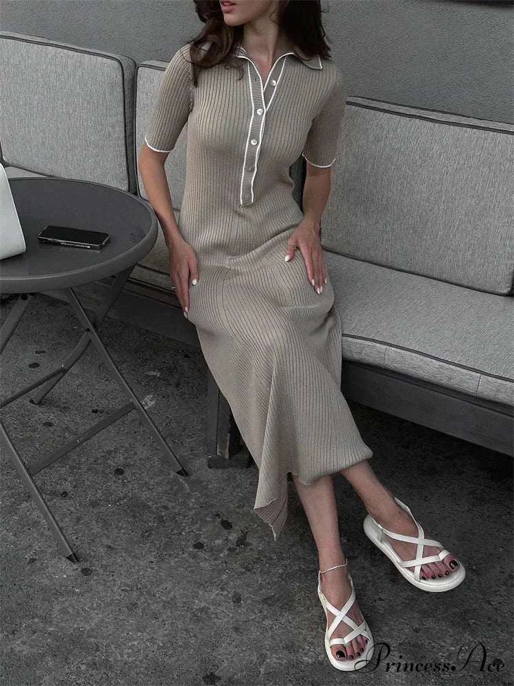 PENELOPE KNITTED Stylish MAXI DRESS - Image 8