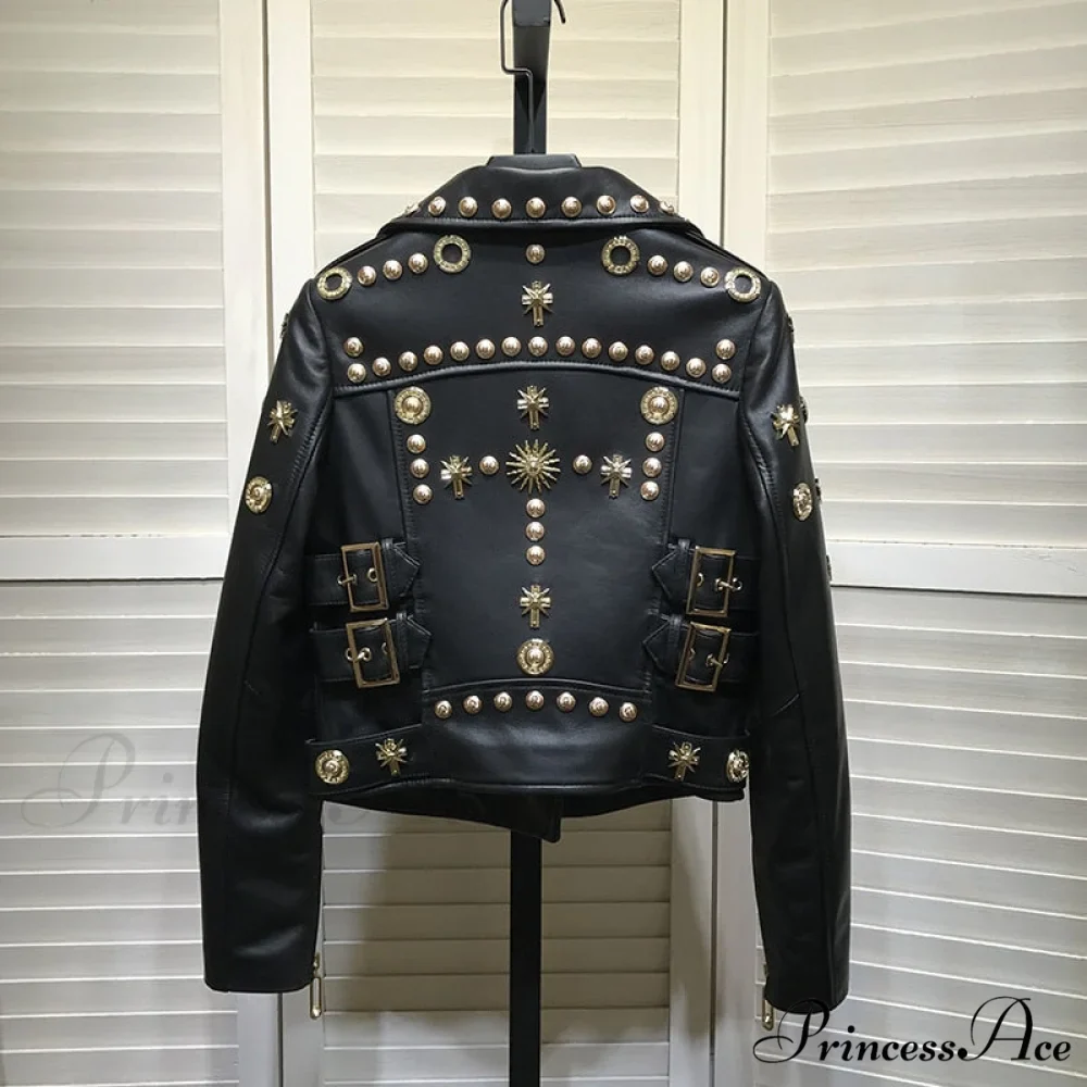MAYA Elegant LEATHER JACKET - Image 3