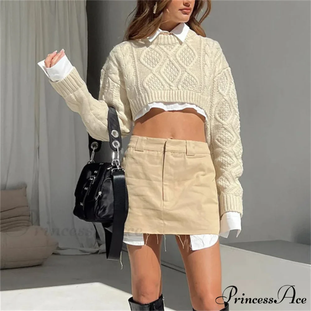 LESLIE Elegant CROPPED SWEATER - Image 11