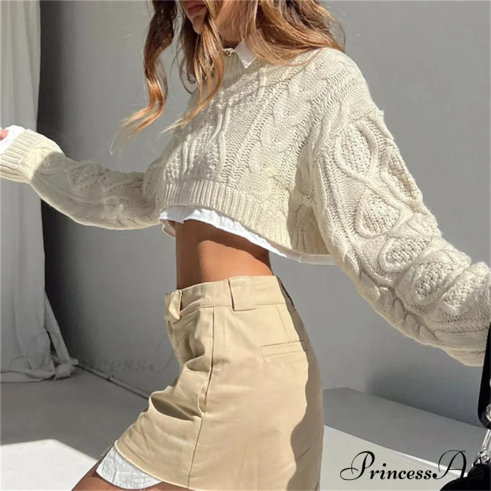 LESLIE Elegant CROPPED SWEATER - Image 12