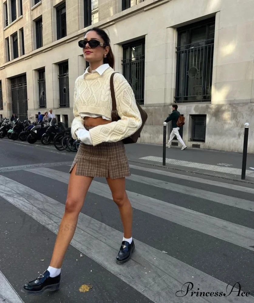 LESLIE Elegant CROPPED SWEATER - Image 2