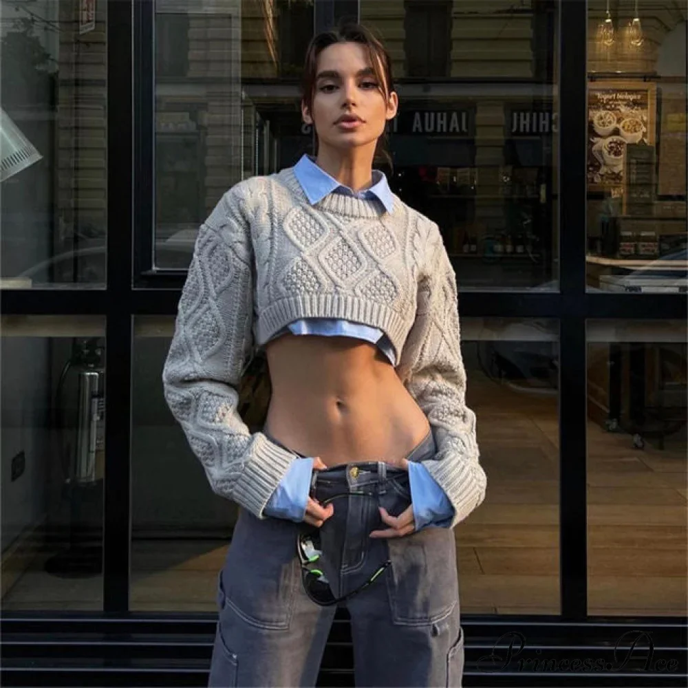 LESLIE Elegant CROPPED SWEATER - Image 3
