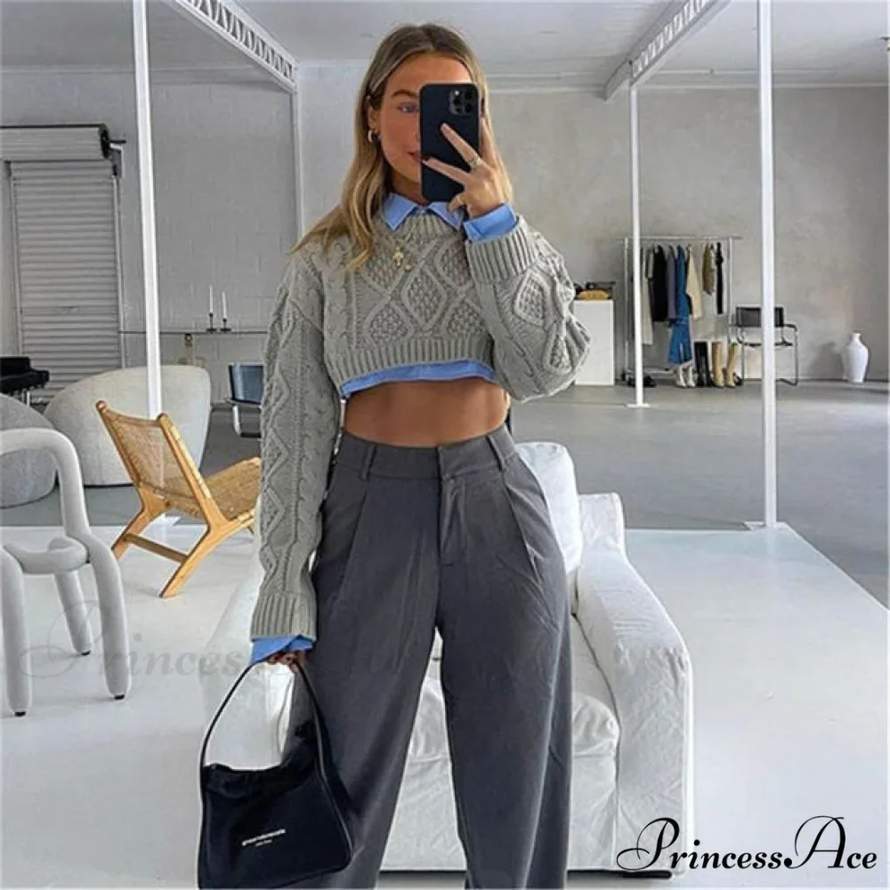 LESLIE Elegant CROPPED SWEATER - Image 6