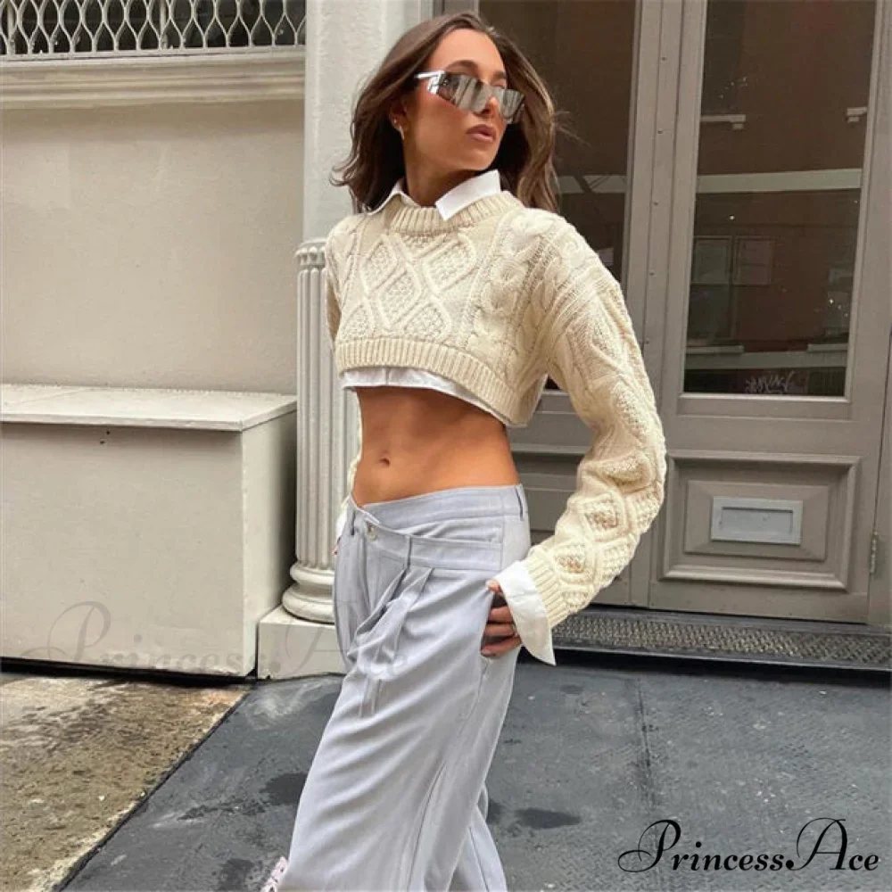 LESLIE Elegant CROPPED SWEATER - Image 8