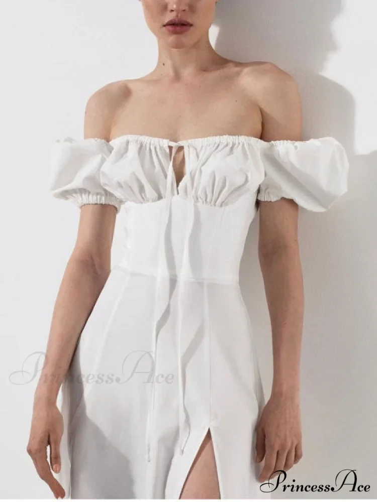 KATIE OFF Stylish SHOULDER MIDI DRESS - Image 7
