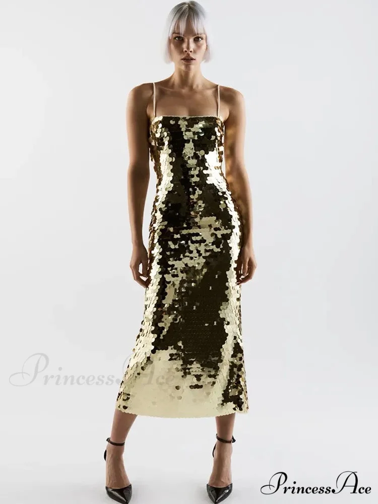 JUNIPER SEQUIN Stylish MAXI DRESS - Image 7