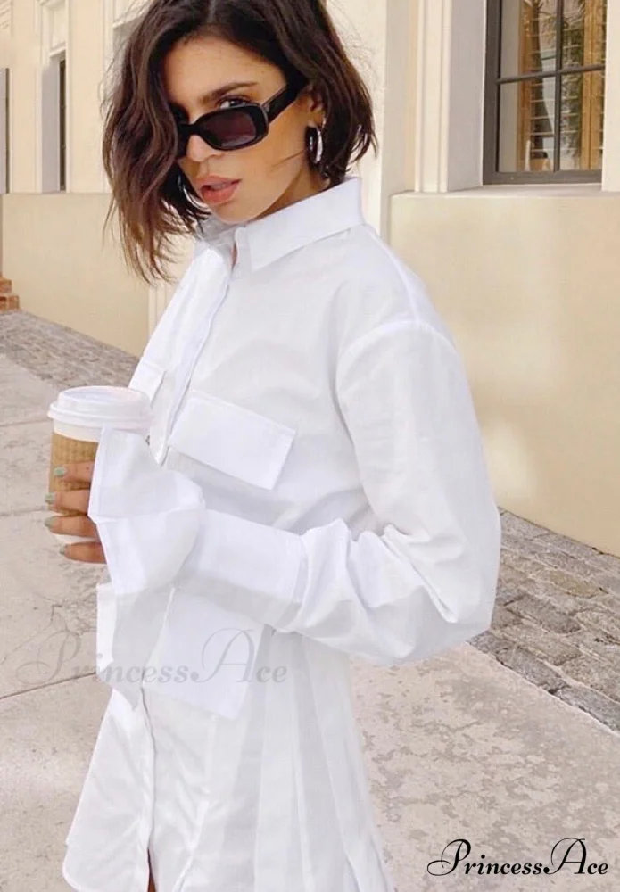 GABY Elegant SHIRT DRESS - Image 4