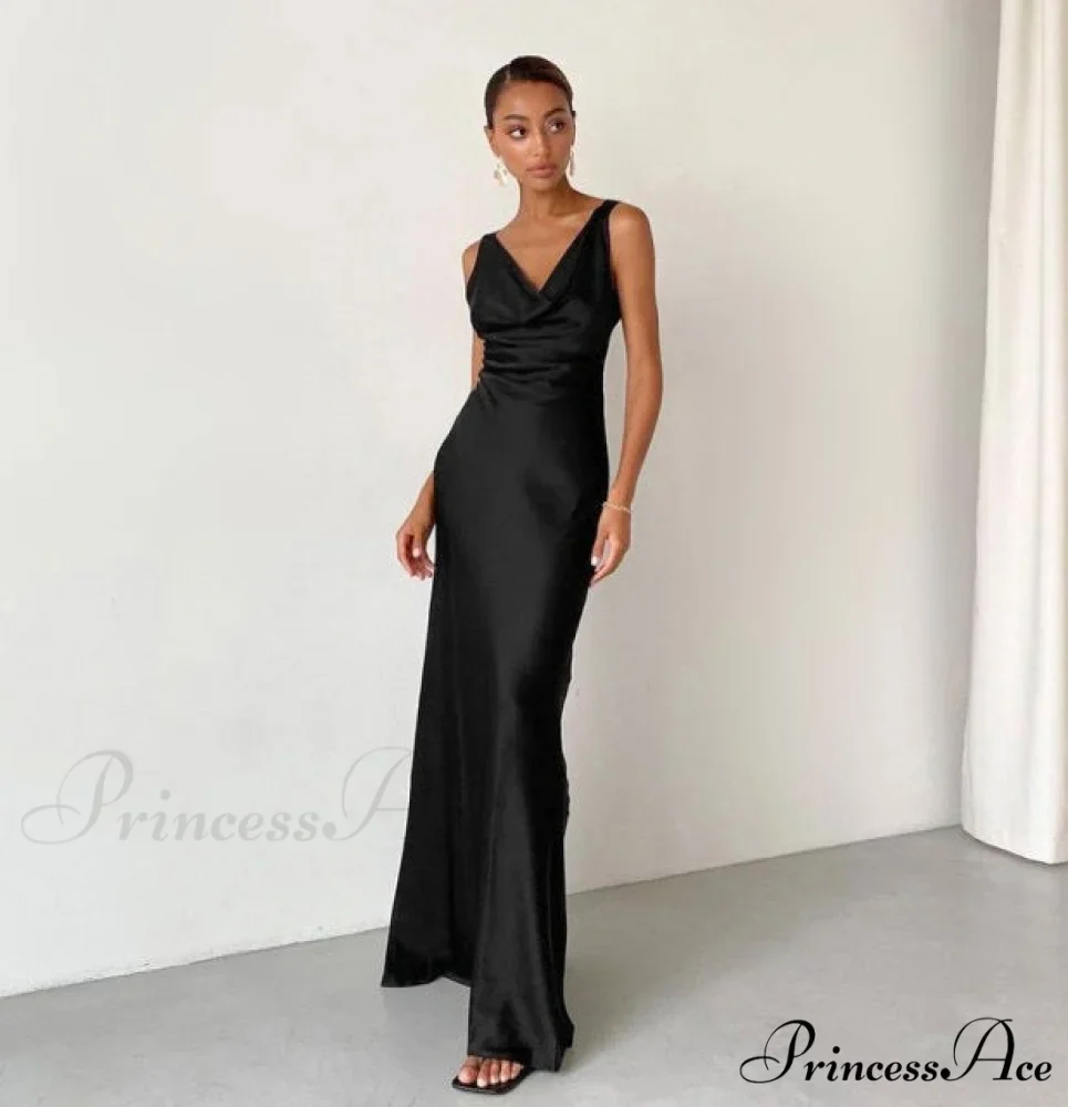 ENELA SATIN Stylish MAXI DRESS - Image 3