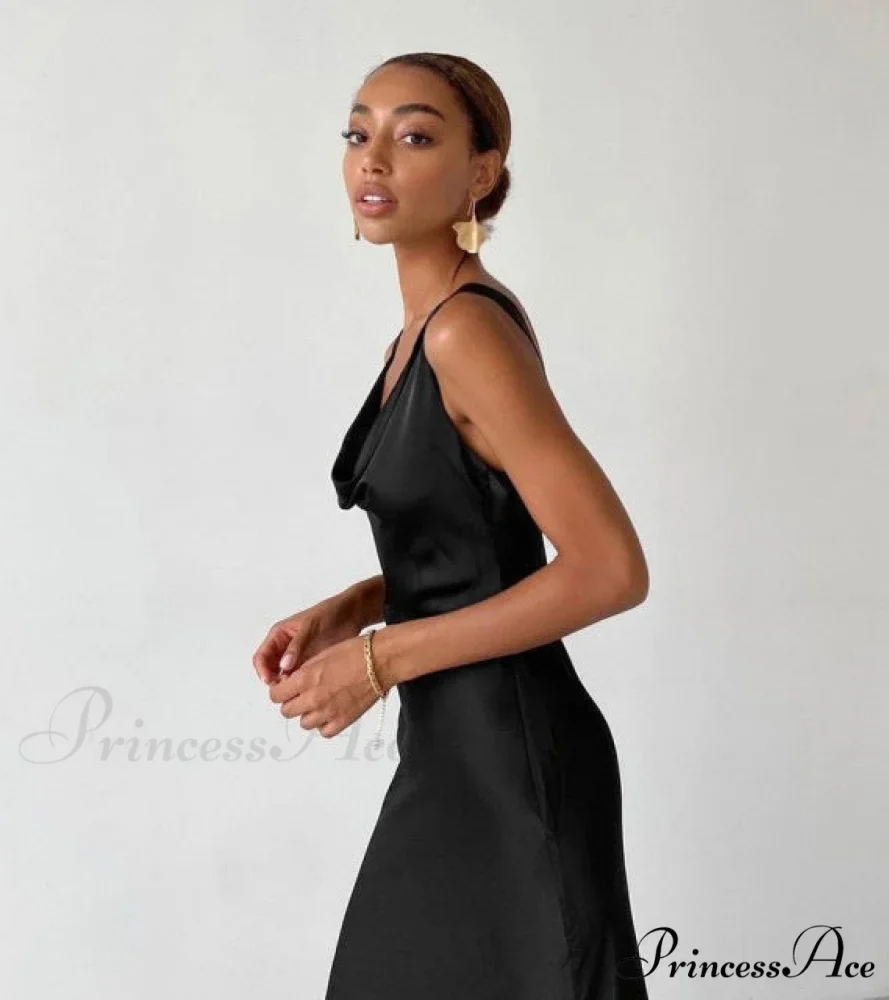 ENELA SATIN Stylish MAXI DRESS - Image 4