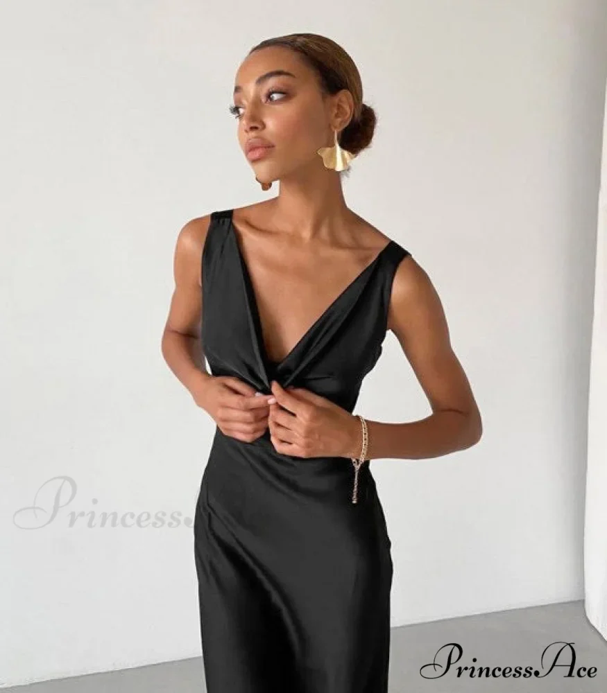 ENELA SATIN Stylish MAXI DRESS - Image 7